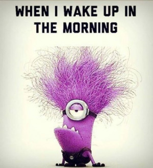 not a morning minion