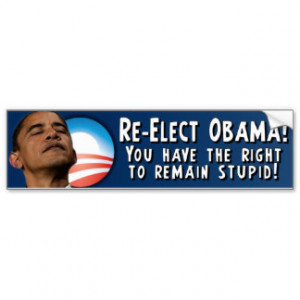 Re-Elect Obama Bumper Sticker