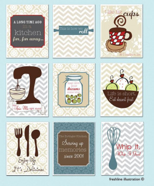 - Mixer, Monogram, Salt and Pepper, Utensils - Funny Kitchen Quote ...