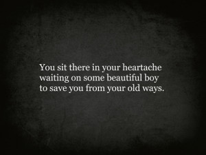 ... and white, heartache, love, lyrics, the killers, when we were young