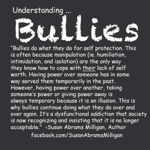 Understanding Bullies What do you think we should do?