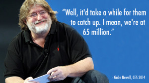 Gabe Newell alfineta Microsoft