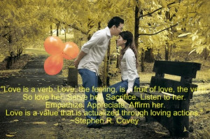 Love Relationship Is Verb