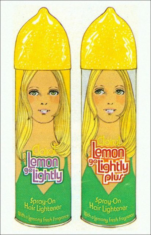 Clairol Lemon Go Lightly, 1971