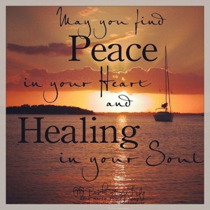 May you find #peace on your heart & #healing in your #soul. # ...