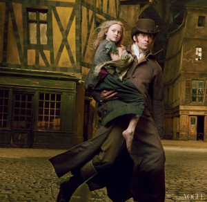 Les Misérables - Amanda Seyfried and Eddie Redmayne