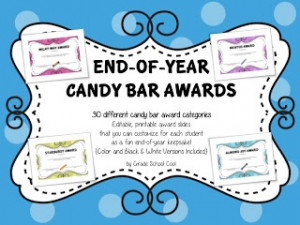 Awards End of Year Candy Bar Awards