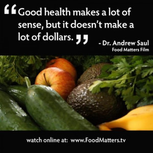 Andrew Saul quote about good #health