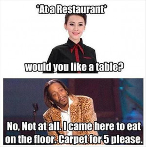 funny waitress