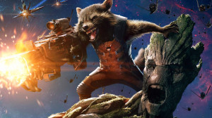 cooper) and groot (vin diesel voice) guardians of the galaxy movie ...