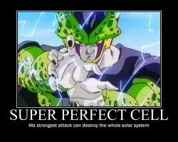 Movitional Poster Super Perfect Cell by z1w