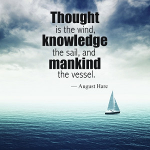 ship and sailing quote on knowledge