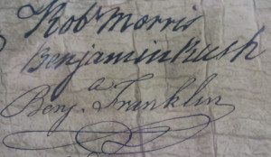 Signature Benjamin Franklin And The Declaration Independence