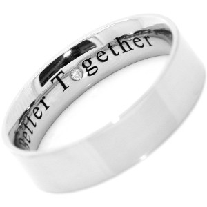 we have produced promise rings and wedding rings with laser engravings ...