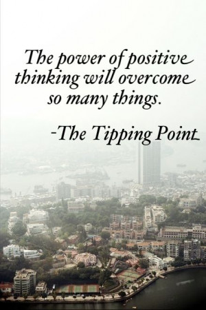 Quote from The Tipping Point by Malcolm Gladwell