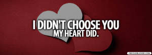 Click below to upload this My Heart Chose You Cover!