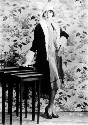 Louise Brooks, actress, dressed in the style of a flapper. Bain News ...