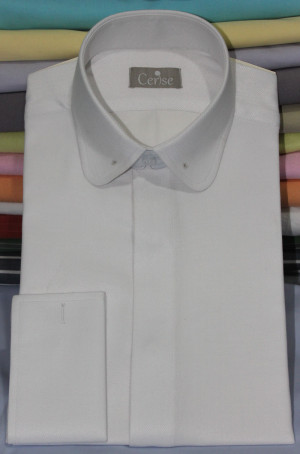 round collar dress shirts for men