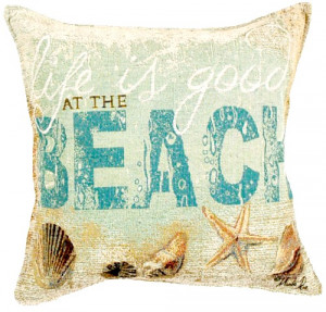 Life is Good at the Beach -Quote Art by Marla Rae