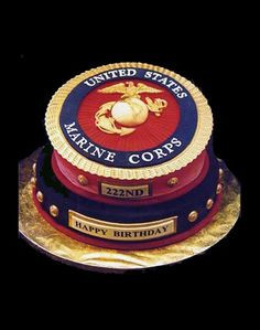 motivated marine corps birthday cake more marine corps cakes military ...