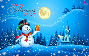 Snowman Happy Holiday for Kids Merry Christmas eCards Wallpaper Happy ...