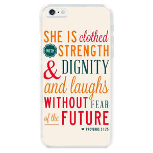 Bible-Verse-Proverbs-31-25-Quote-Hard-Cover-Case-For-Apple-iphone-6-6 ...