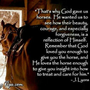 John Lyons on horses