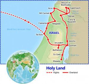 Sandle Day Itinerary Holy Land