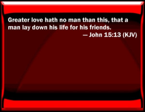 Bible Verse John 15 13