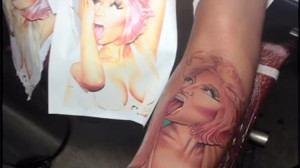 Nicki Minaj Tattoo Pictures