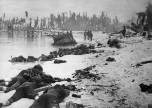 The aftermath of the battle. More than1,000 Americans died, some when ...