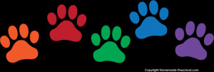 home free clipart paw prints clipart rainbow paw prints