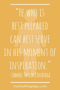 Preparedness Quotes vol. 3 @ MomwithaPREP.com -- “He who is best ...