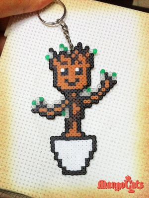 Baby Groot from Guardians of the Galaxy bead by MangoCats, $7.50: Baby ...