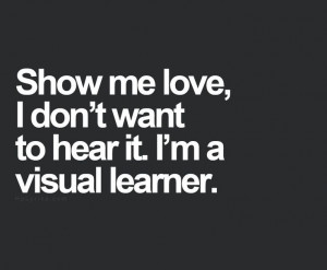 visual learner