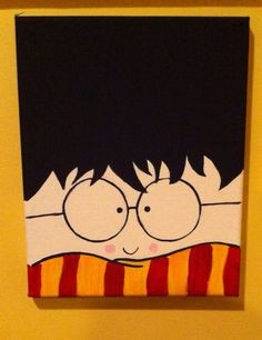 Harry Potter Canvases on Etsy, $20.00