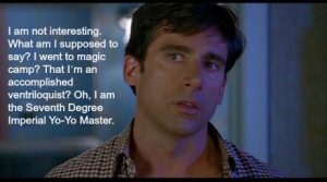 to a new tutorial group the 40 year old virgin