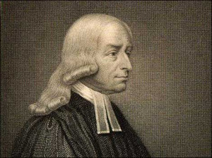 John Wesley - nice, long curly hair