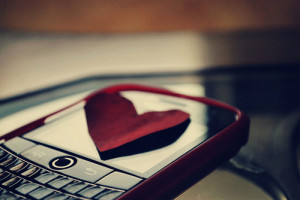 blackberry, bold, heart, love, phone, red