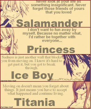The 4 main characters. Anime: Fairy Tale
