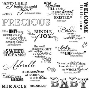 baby girl quotes and sayings for scrapbooking