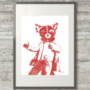 Fantastic Mr Fox Ash in a Mask 8x10 by PrintsAndPrintables on Etsy, $5 ...