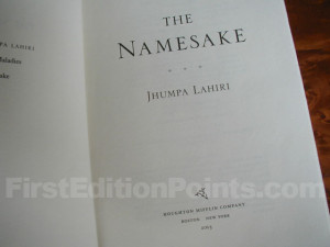 The Namesake A Novel Jhumpa Lahiri 9780618485222