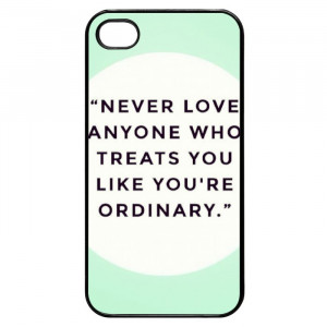 Motivatioal Love Quotes iPhone 4 Case