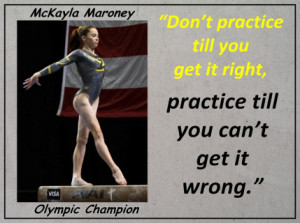 McKayla Maroney Olympic Gymnastics Photo Quote Mini Poster Wall Art ...