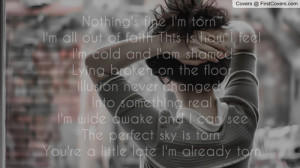 Nothings Fine Im Torn This Is How I Feel