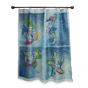 fish shower curtain