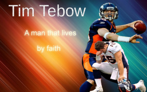 Tim Tebow A Man Of Faith by jasonutep