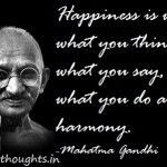 quotes | Happiness , M. K. Gandhi