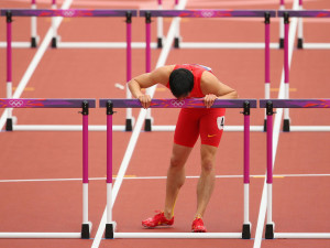 Liu Xiang China Hurdle Kiss London Olympics HD wallpaper